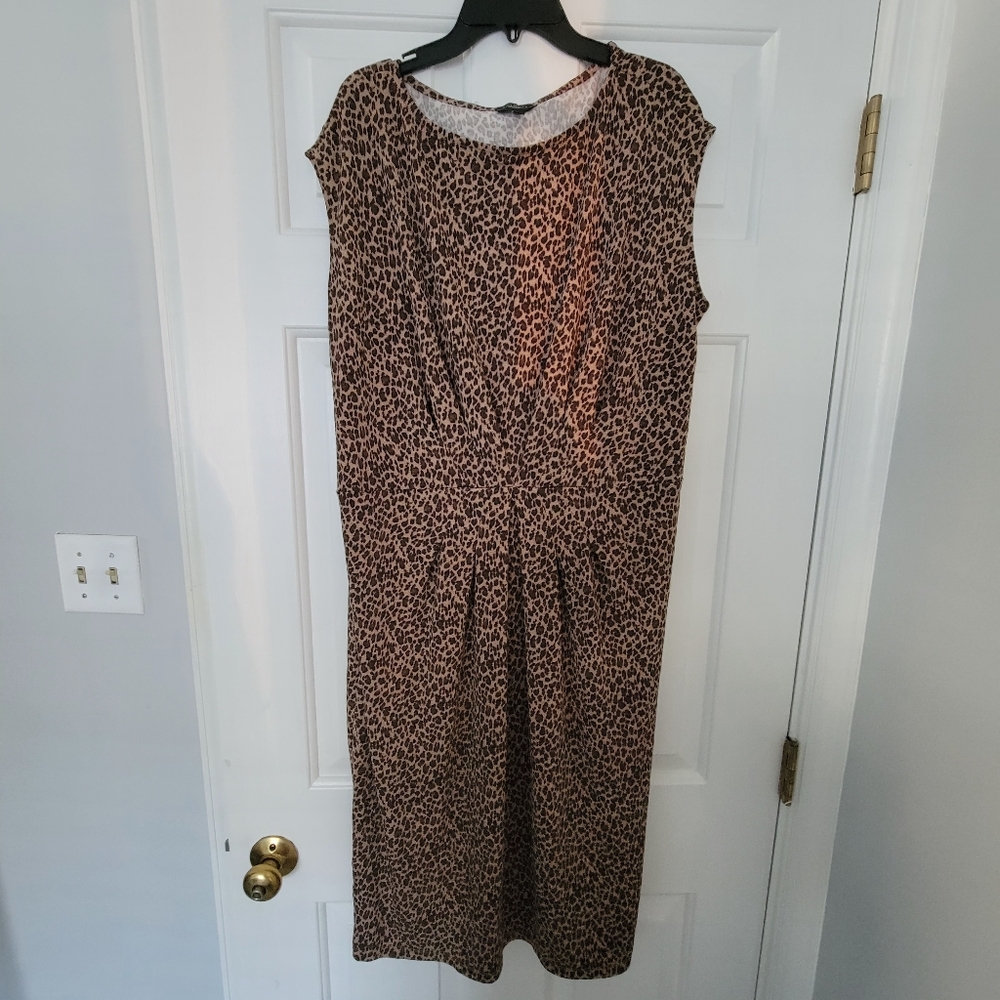 Talbot's Dress Leopard Print